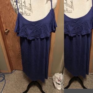 Cute blue ruffle dress